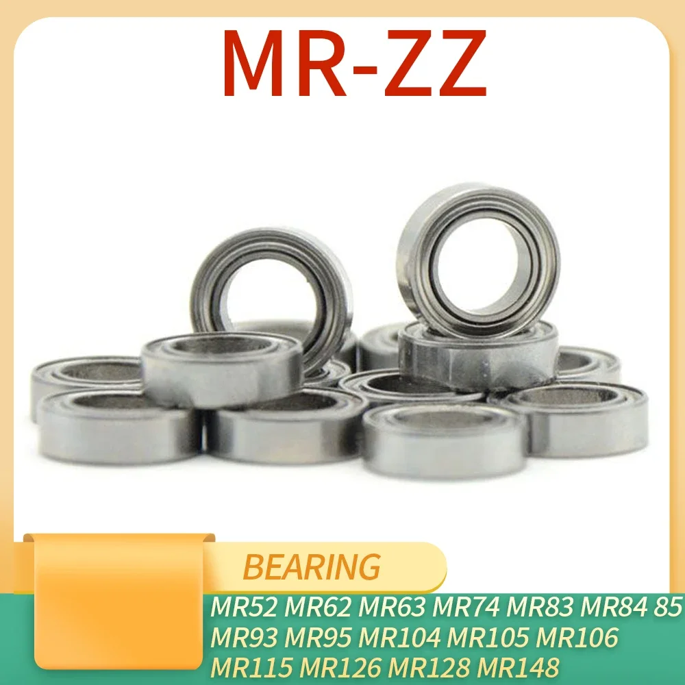 

Миниатюрные подшипники MR52 MR62 MR63 MR74 MR83 MR84 85 MR93 MR95 MR106 MR126 MR128 MR148 ZZ, 10 шт.