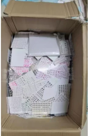 150 шт. оптовая цена большой размер роскошный бренд логотип наклейки для ногтей