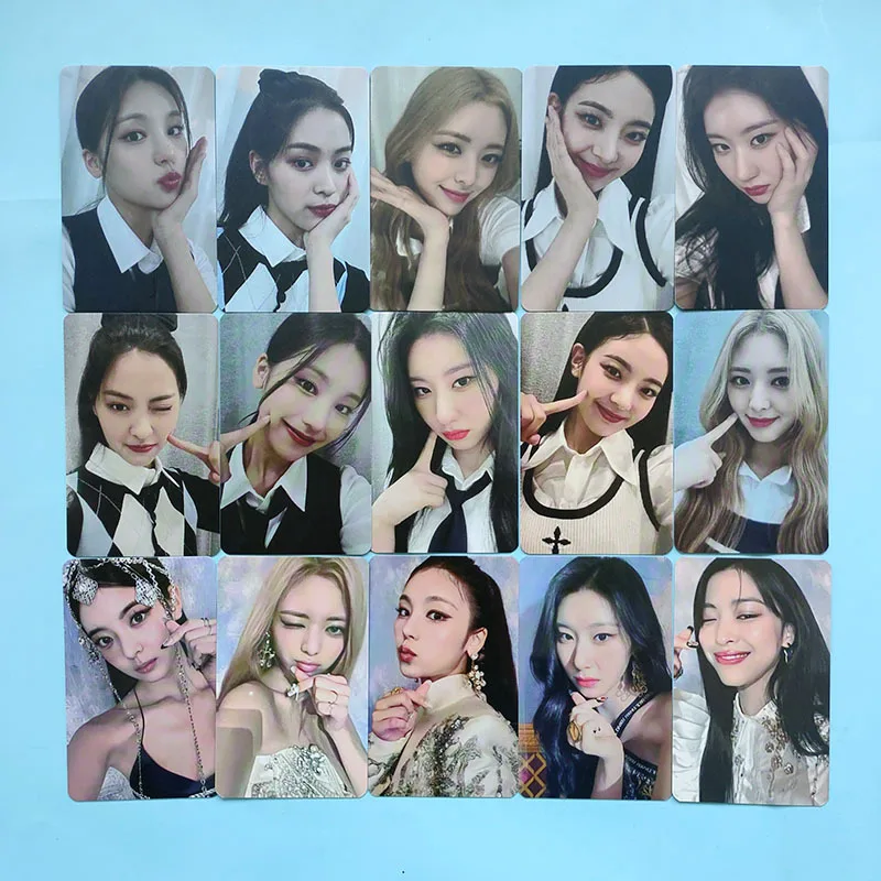 5 шт. KPOP ITZY CHECKMATE офлайн-музыкальная программа фотокарты двусторонние ломо-карты