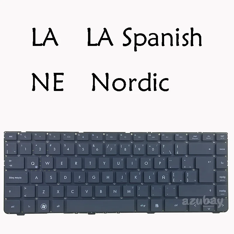 

Laptop Keyboard for Laptop HP Probook 4330S 4331S 4430S 4431S 4435S 4436S, 638178-161 646365-161, Black Latin Spanish Nordic