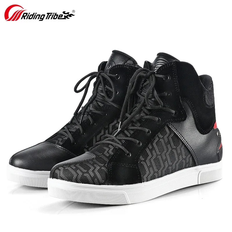 

Модные мотоциклетные ботинки, мотоциклетные лодки, дышащие мужские сапоги для верховой езды, Мотокросс, туристические байкерские уличные гоночные ботинки