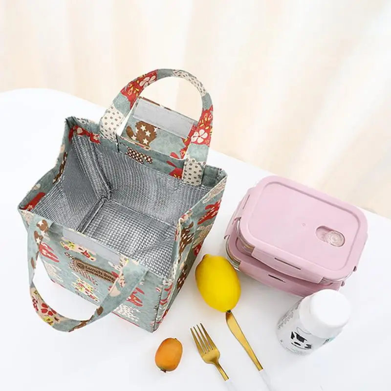 Модные Изолированные сумки для ланча мужчин и женщин Ланч-бокс завтрака