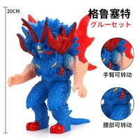 20cm large size soft rubber monster grimdo action figures puppets model hand do furnishing articles childrens assembly toys