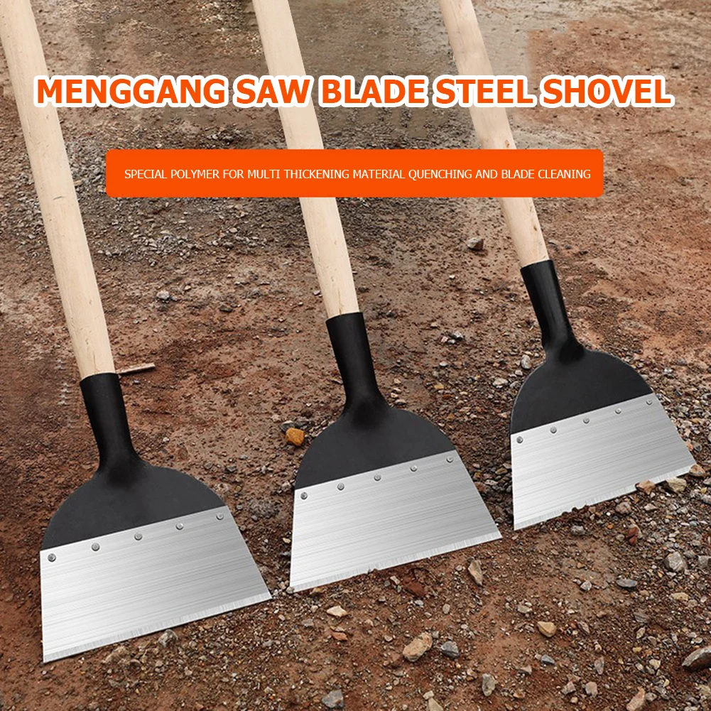 

Outdoor Garden Cleaning Shovel Steel Flat Ice Shovel Multifunctional Weeding Planting Farm Garden Weeding Tool Weed Remover