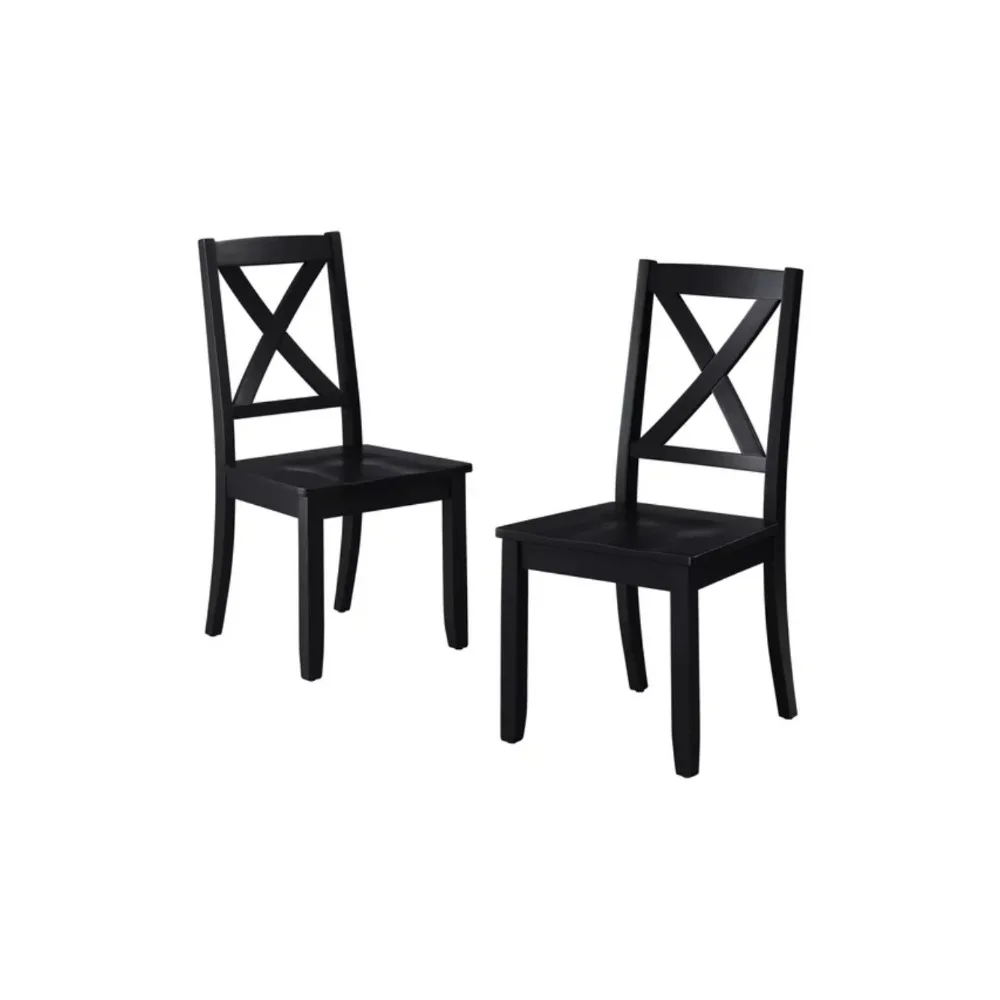 

Better Homes & Gardens Maddox Crossing Wood Dining Chairs, Set of 2, Mocha, Indoor,black