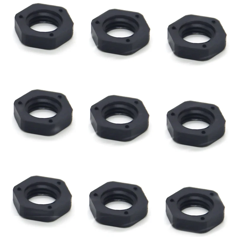 

Черная нейлоновая шестигранная гайка M5-M63