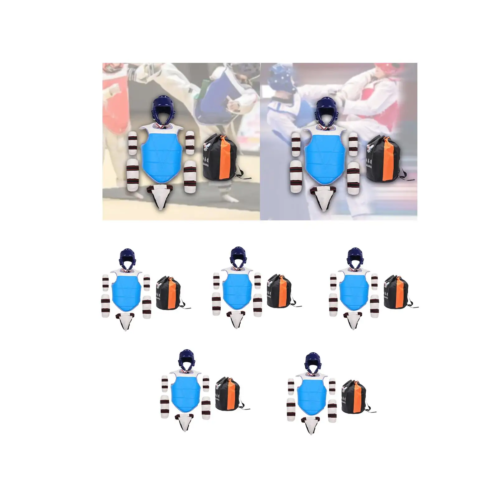 Набор защитных принадлежностей для тхэквондо мужчин протектор уха одежда карате