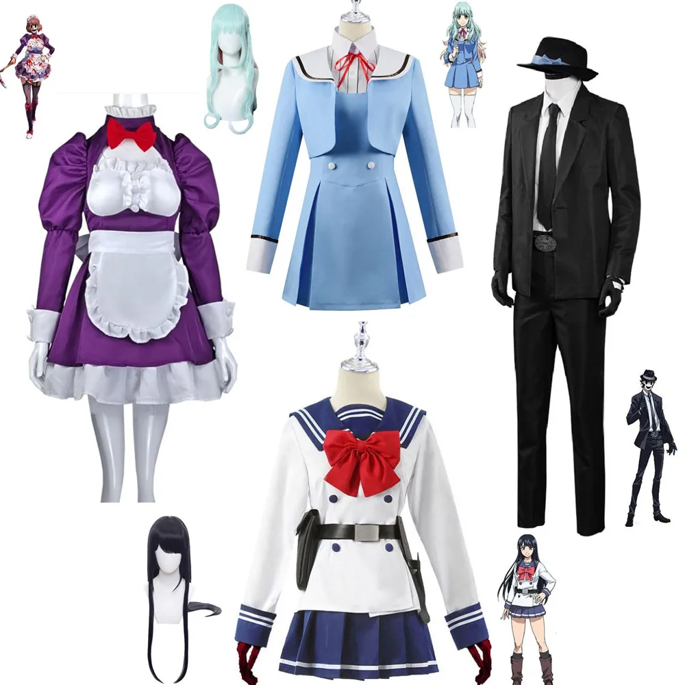

Anime Yuri Honjo Tenkuu Shinpan Shinzaki Kuon Sniper High Rise Invasion Cosplay Costume Man Woman Kawaii Sexy Halloween Suit
