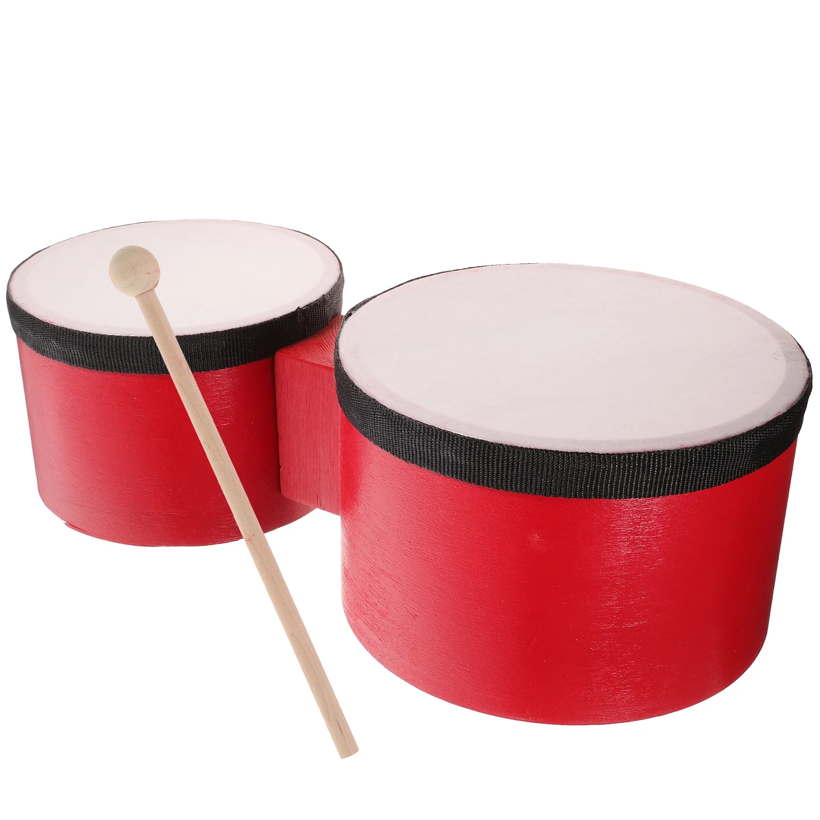 

Tambourine Bongo Drum Toddler Kids Tambourines Percussion Instrument Wood Drums