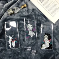 enmu demon slayer anime manga phone case transparent soft for iphone 12 11 13 7 8 6 s plus x xs xr pro max mini