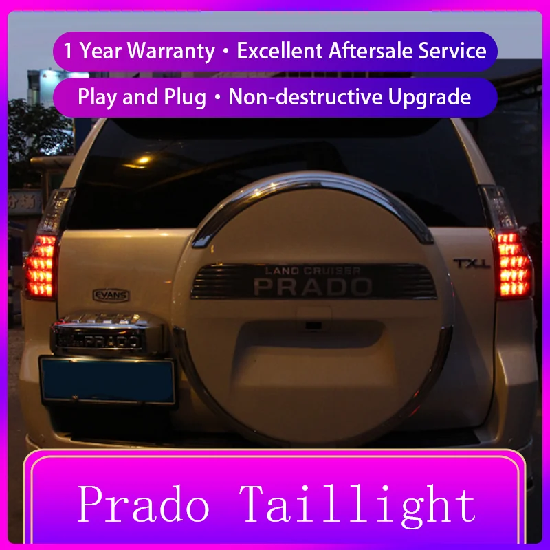 Подходит для Toyota Prado LC150 светодиодный DRL задние фонари 2010-2021 сборка внешние