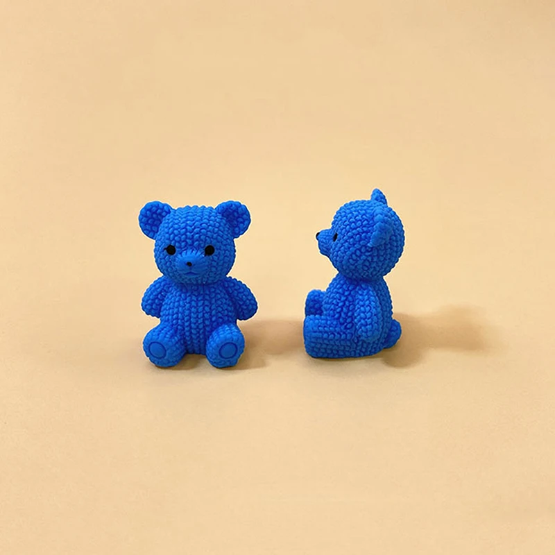 Мини медведь из смолы N2HAO