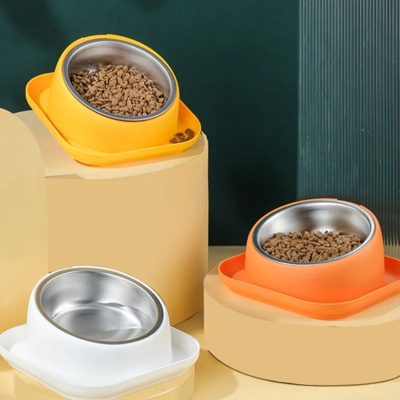 Миска для кошек собак База 2-в-1 Диспенсер воды Корм Кормушка питьевой Медленная