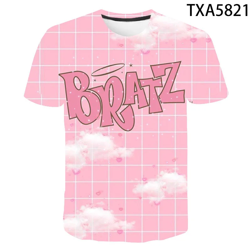 

2020 New Summer 3D T shirt Boy Girl Kids Bratz Fashion Casual Streetwear Men Women Children Printed T-shirt Cool Tops Tee