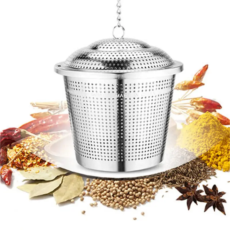 1 шт. герметичный Rvs Ball Thee Zeef Soep Mesh Filter Koffie Leaf Infuser Spice Mand Waterketel Accessoires