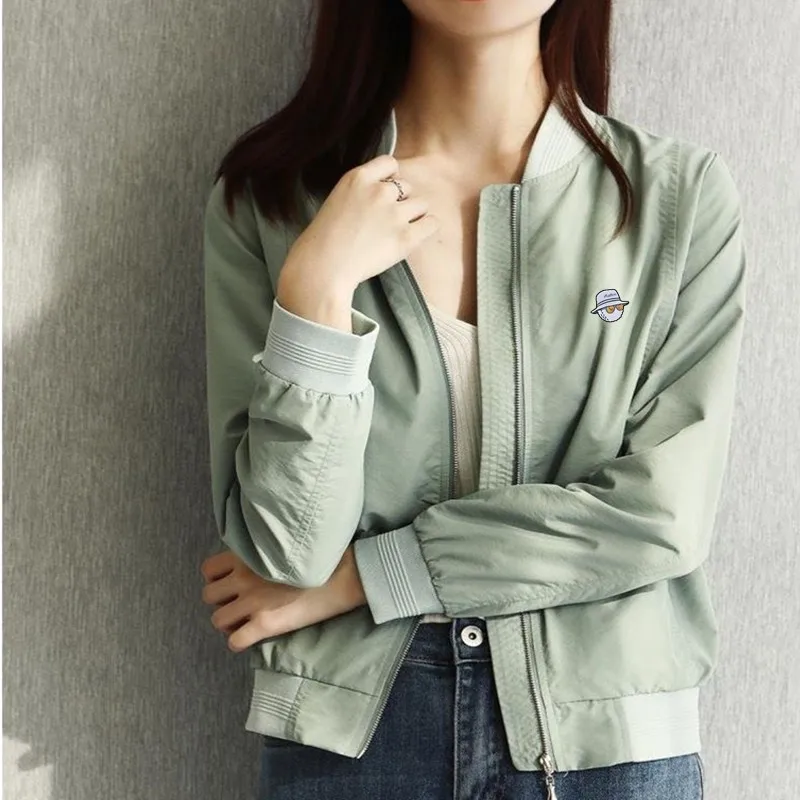 

Pakaian Golf Fashion Korea untuk Wanita Musim Semi Musim Gugur Luar Ruangan Pakaian Olahraga Golf Kasual Mantel Wanita