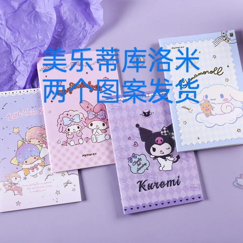 

4pcs Sanrio Series Cartoon Notebooks Cute Student Notebooks Homework Exercise Books Office Stationery Supplies Stationery Gift