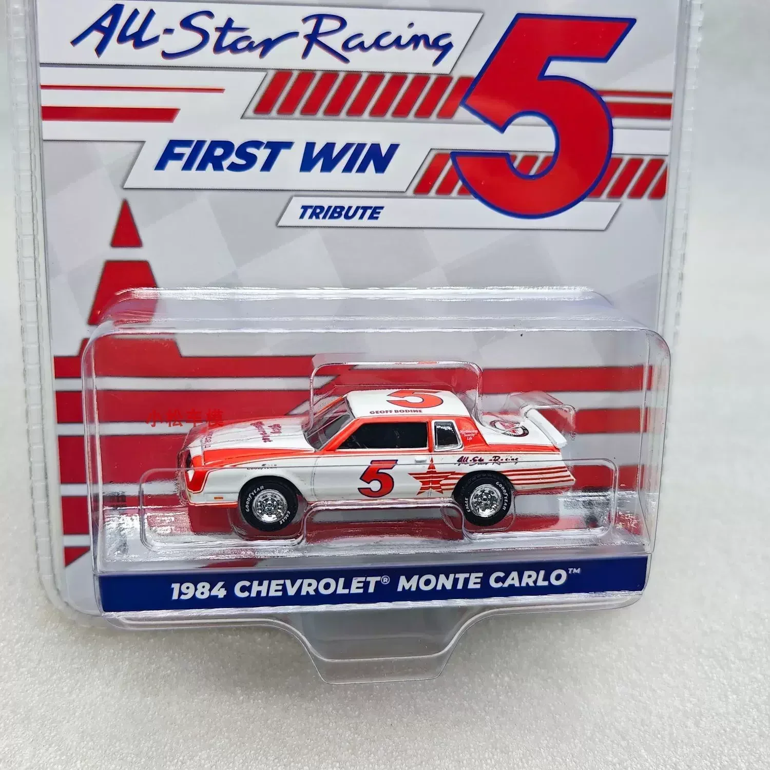 1:64 1984 CHEVROLET MONTE CARLO # 5 модель автомобиля из сплава с высокой имитацией