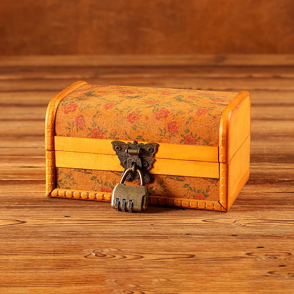

Wood Jewelry Case Jewelry Box Jewelry Organizer Wooden Storage Box with Lock