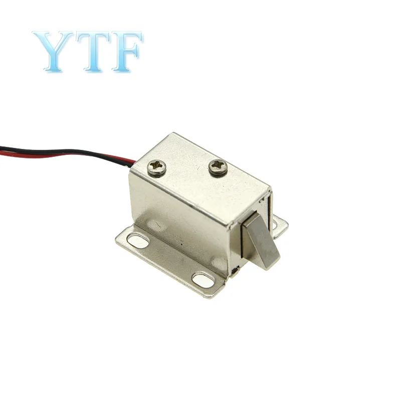 

DC 12V Mini Small Size Solenoid Electromagnetic Electric Control Cabinet Drawer Lock for DIY Project