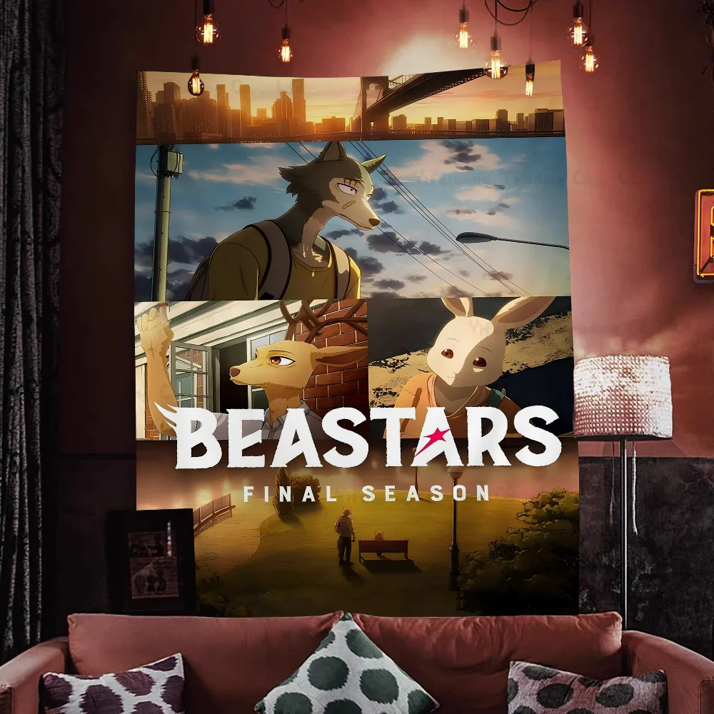 Аниме Beastars хиппи настенные гобелены для гостиной домашний декор в общежитии