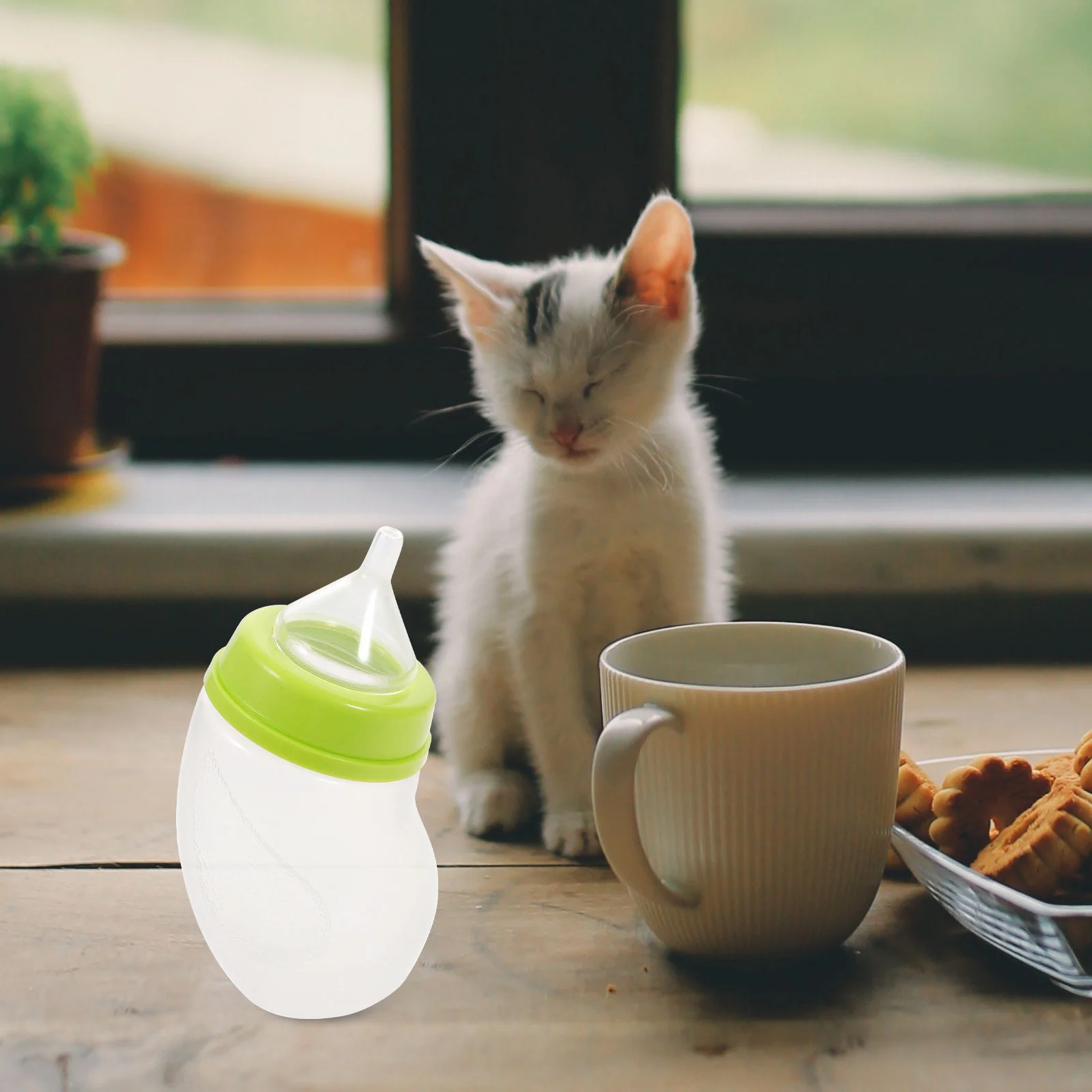 

For Pet Nursing Kitten Nurser Feeding Puppydog Cat Feederwater Kittensbaby Puppies Supplies Newborn Dogs Accessories Animal