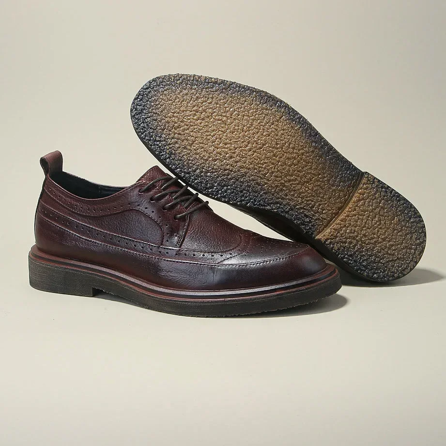 Итальянские мужские модельные туфли роскошные удобные дизайнерские ручной