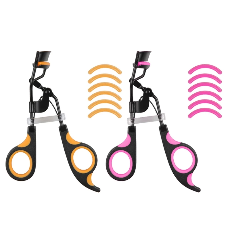 Eyelash Curler with Silicone Refill Pad Fit All Eye Shape Cu
