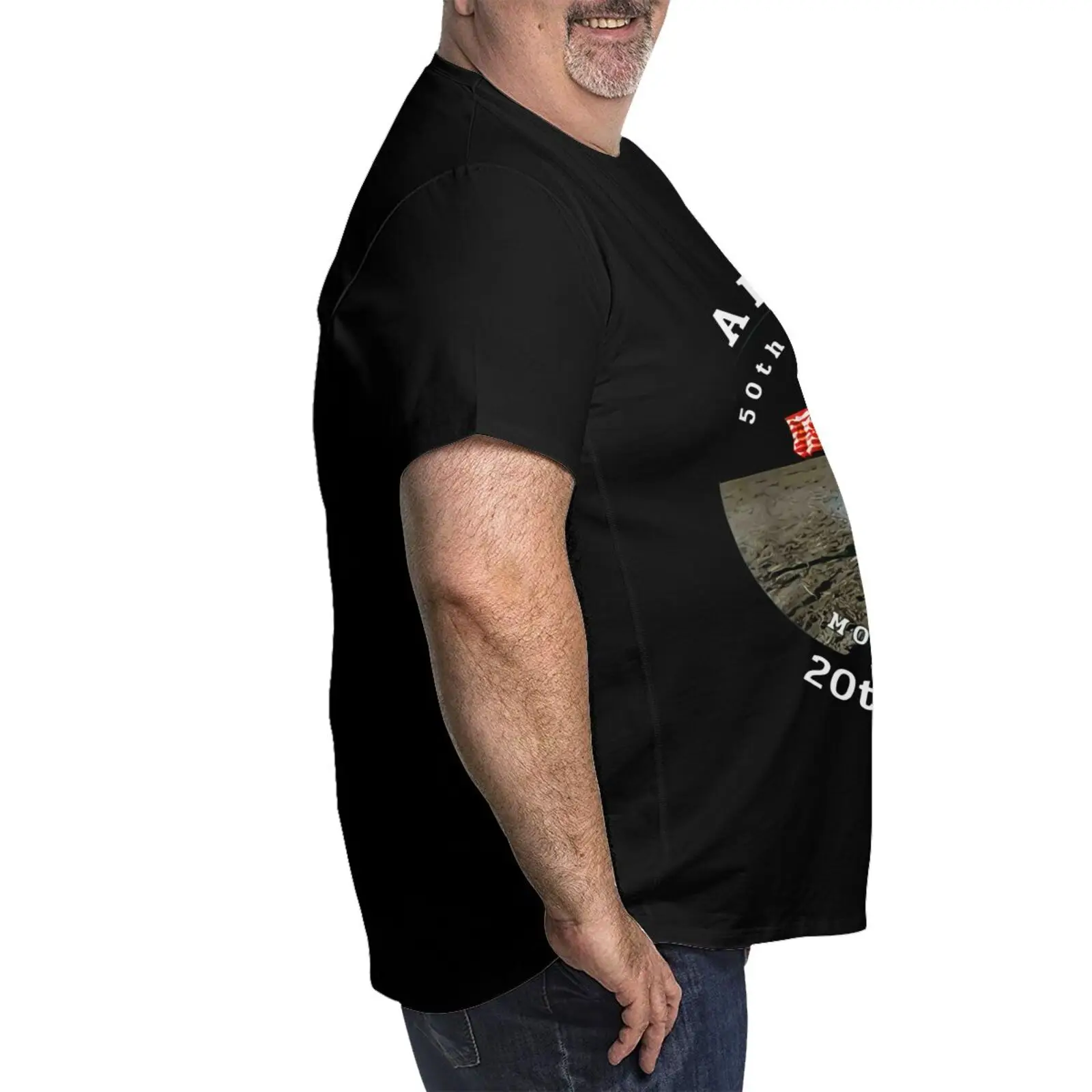 Футболка мужская оверсайз с аниме-принтом Луна |