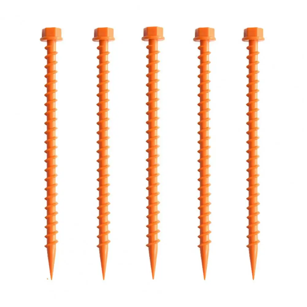 

Tent Ground Nail 5Pcs Durable Storage Box ABS Canopy Windproof Ground Stake Peg Camping Accessories