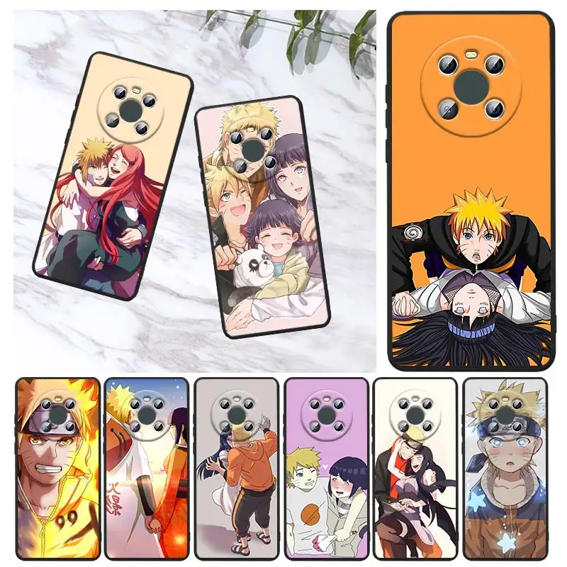 

Fashion Love Naruto Anime For Huawei Mate 40 30 20 X 5G RS Lite P Smart Pro Plus 2019 2020 2021 Z S Black Soft Phone Case Capa