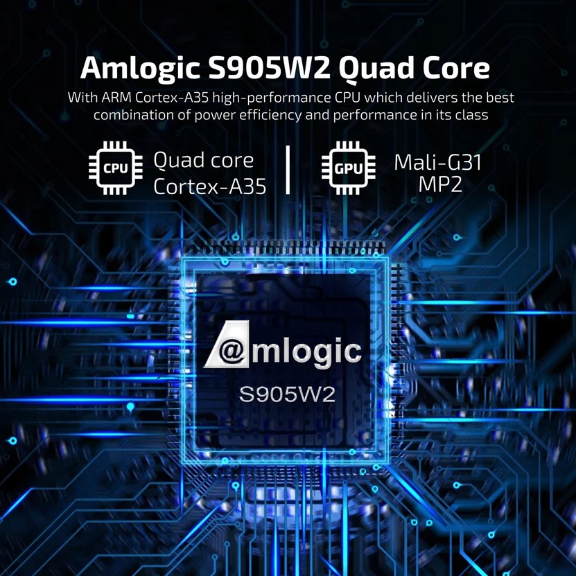 Фото Смарт-ТВ-приставка X98Q на Android 11, процессор S905W2 Quad Core, двухдиапазонный Wi-Fi 2.4G и 5G, 4K HDR, Ethernet 100M, медиаплеер, ТВ-приставка №4