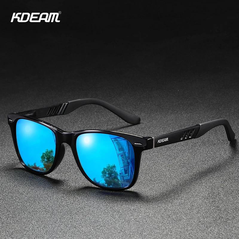 

KDEAM Aluminum Magnesium Polarized Sunglasses for Men Night Vision Booster Driving Glasses Photochromic Sun Glasses Hombre KD577