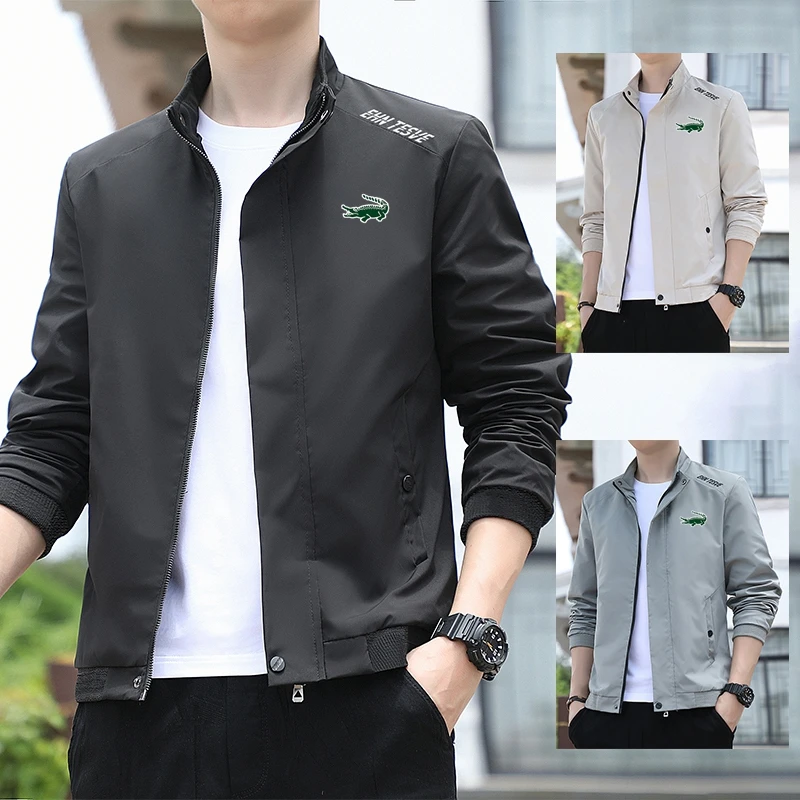 

Sport New Bomber Jacket New Men's Outdoor Camping Men's Zipper Hoodie Windproof Jacket Men's Sports Work Jacket