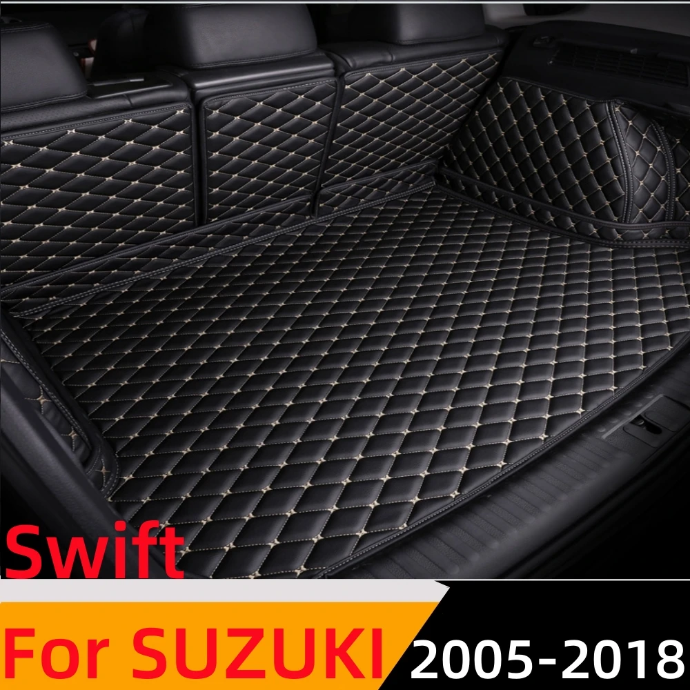 

Водонепроницаемый высокопрочный коврик для багажника Sinjayer, задний ковер для Suzuki Swift 2005 2006-2018