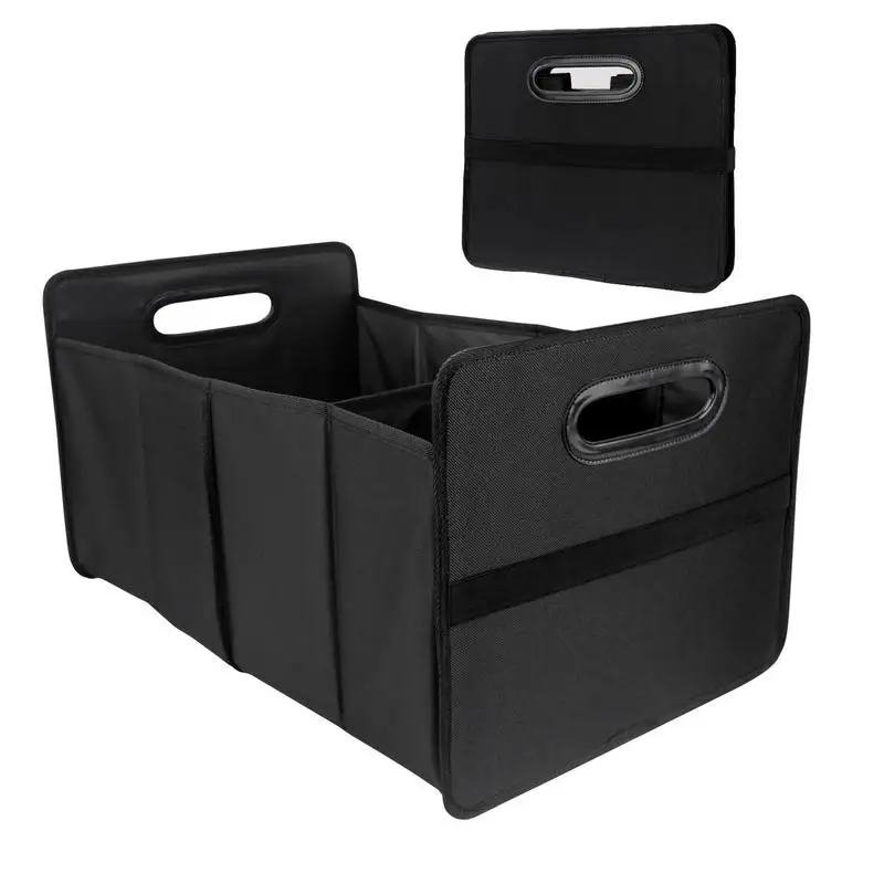 

Car Organizers And Storage Box Foldable Automotive Trunk Organizer With Handles Oxford Cloth Foldable Car Interior Storage