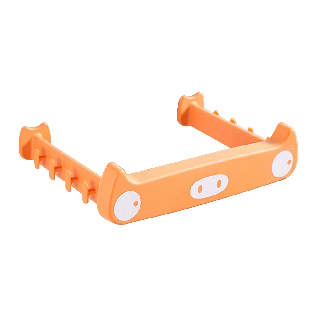 

Trash Bag Holder Wall Mounted Kitchen Hanging Rubbish Bags Hanger Cupboard Rack Household Bathroom Organizer Orange