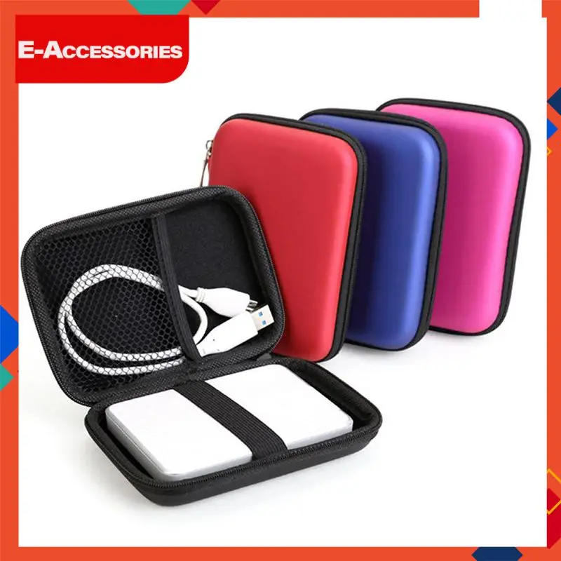 

Usb Cable Headset Bag Portable Multi-function Carry Case Travel Protection Pouch Bag For 2.5 Hard Disk Bag Dedicated Bag Eva