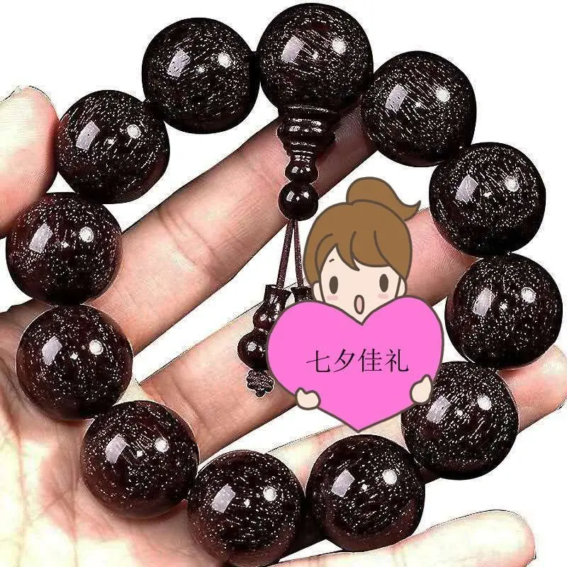 Pterocarpus Santalinus мужской браслет из старых материалов золотые пятна для