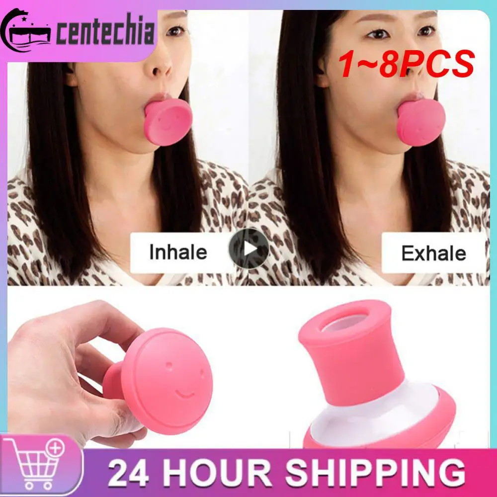 

1~8PCS Silicone V Face Facial Lift Double Chin Slim Skin Care Tool Firming Expression Exerciser Remove Masseter Muscle Line