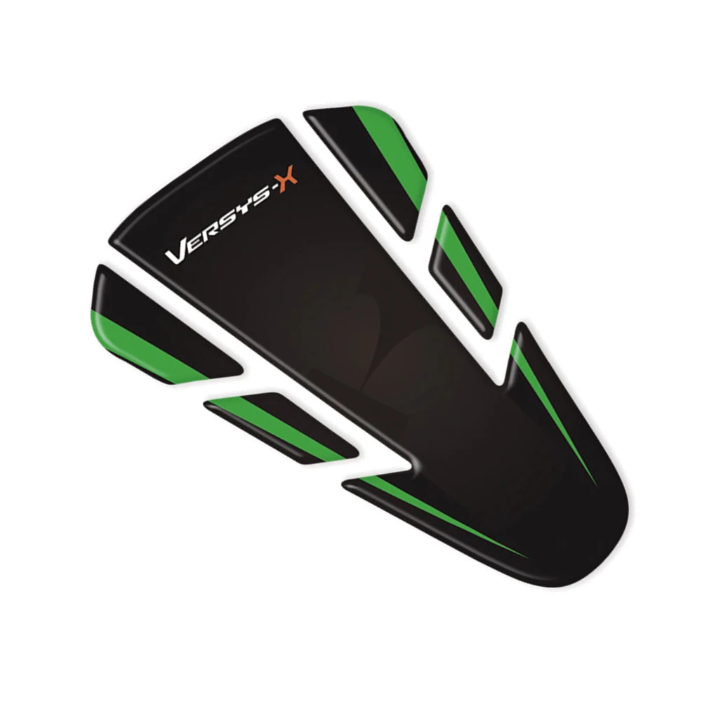 

Motorcycle Oil Tank Fish Bone Protector Stickers 3D Resin Reflective Decals For Kawassaki Versys-X 300 600 650 1000 Versys 650