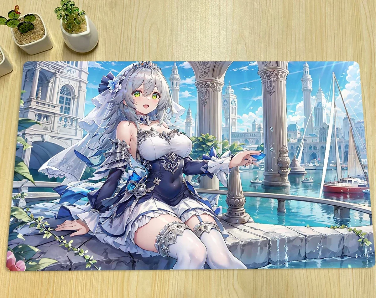 YuGiOh Playmat Tearlaments Merrli TCG CCG Коврик для настольной игры торговых карточных игр мыши в