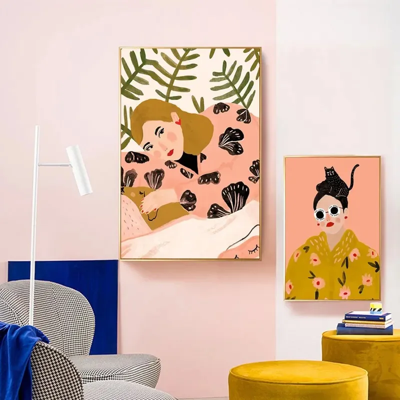 Классический стиль холст с животным принтом декор для стен без рамы декора