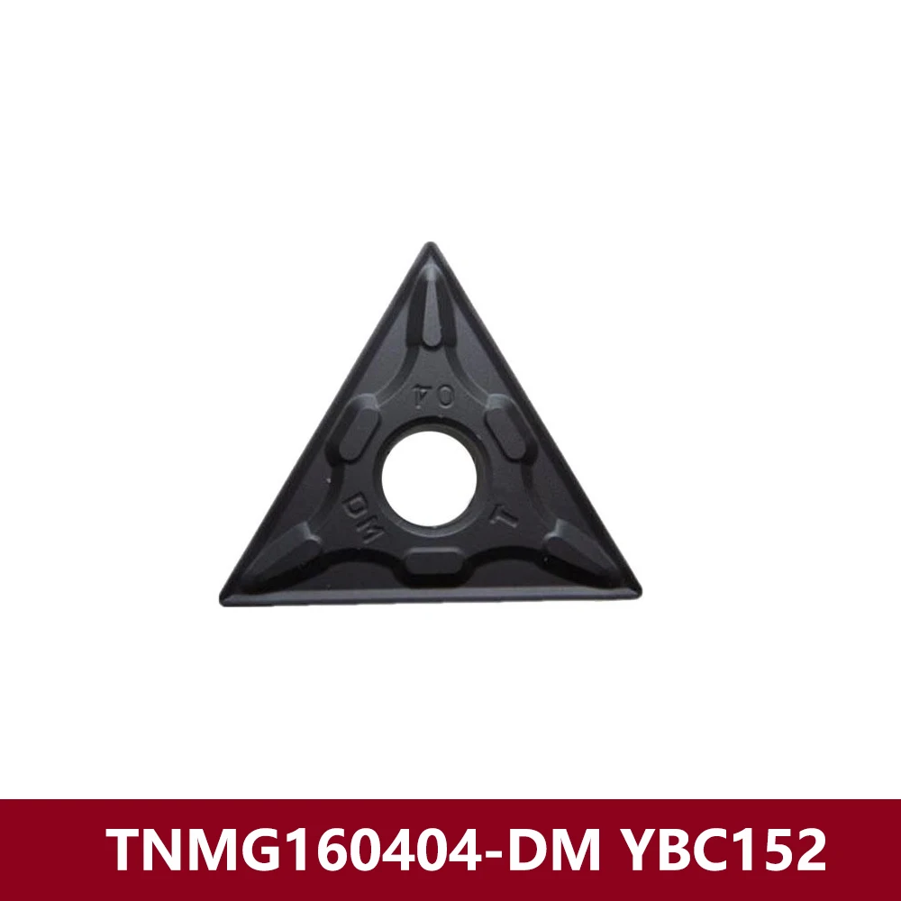 TNMG160404-DM YBC152 Оригинальный TNMG331-DM Токарный резец с ЧПУ TNMG1604 TNMG 160404 DM Твердосплавные