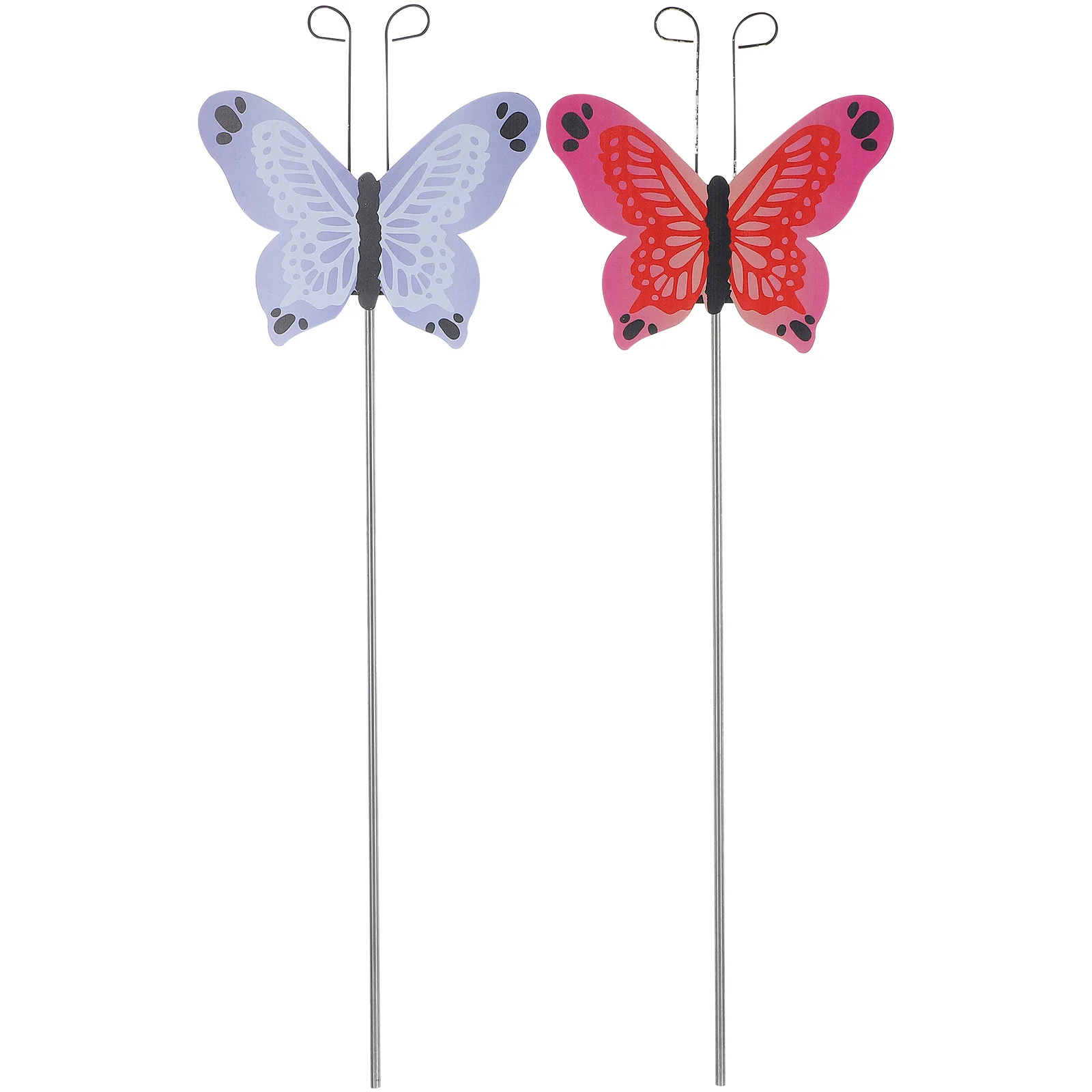 

Metal Butterfly Outdoor Decor Flower Bed Decorations Garden Stake Yard Ornaments Lawn Crafts
