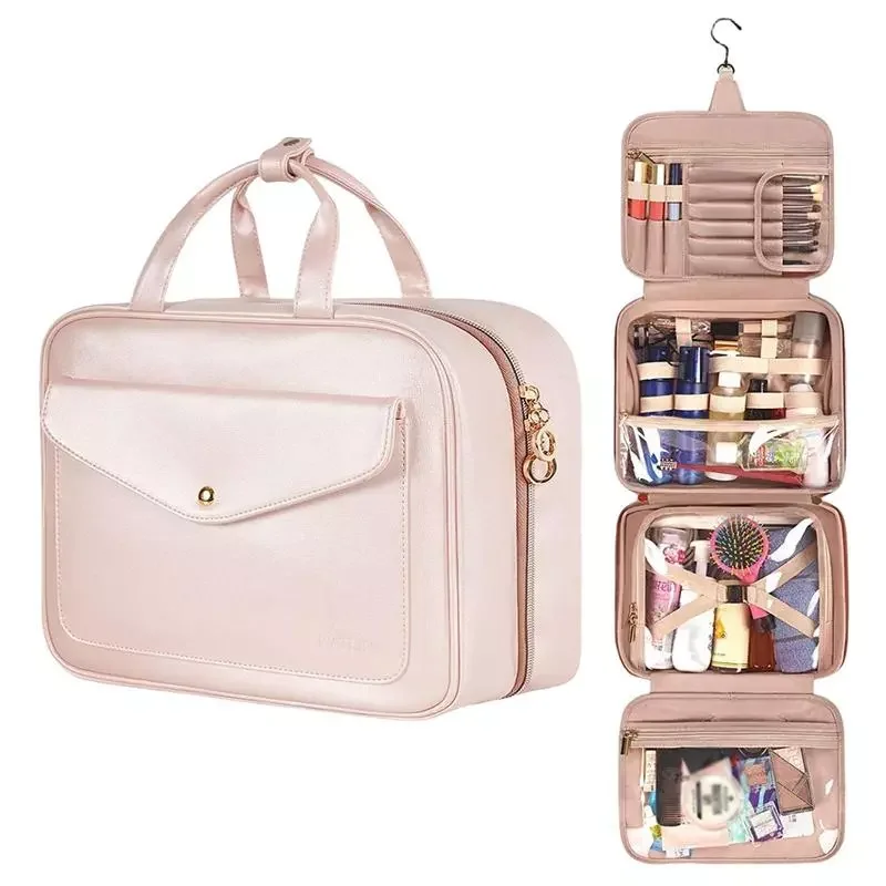 

Travel Toiletry Bag Extra Large Capacity Toiletry Bag Waterproof Hangable Travel Makeup Organizer For Toiletries Makeup Brushes