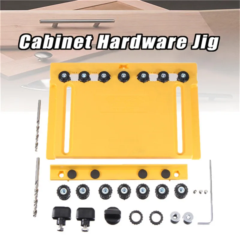 

Желтая деревообрабатывающая арматура 2 в 1, приспособление для шкафа, зажим и булавка для полки, внешний диаметр 5 мм, 6 мм, набор сверл для руч...