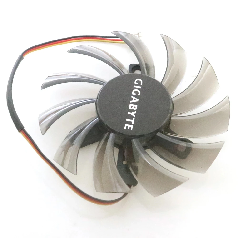 

T128010SM 75mm DC12V 0.2A 3Pin VGA Fan For GIGABYTE GV-N730 N630 N610 GV-R575 R557 GTX1030 2GB OC Cooling Fan