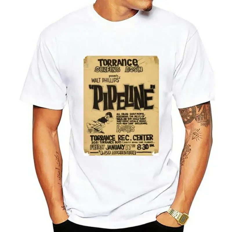 

Vintage Surf T shirt Pipeline Film 1964