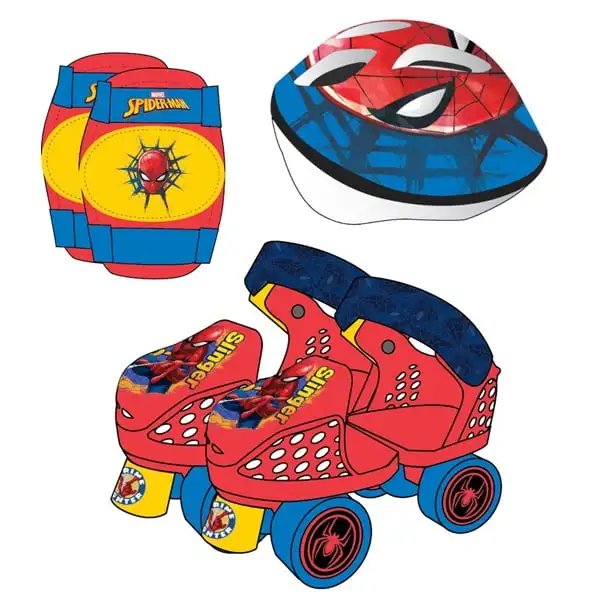 

Rollerskate Junior Skate Combo, Size 6-12 with Knee Pads and Helmet Air hockey Hockey tape Hockey grip Hockey puck